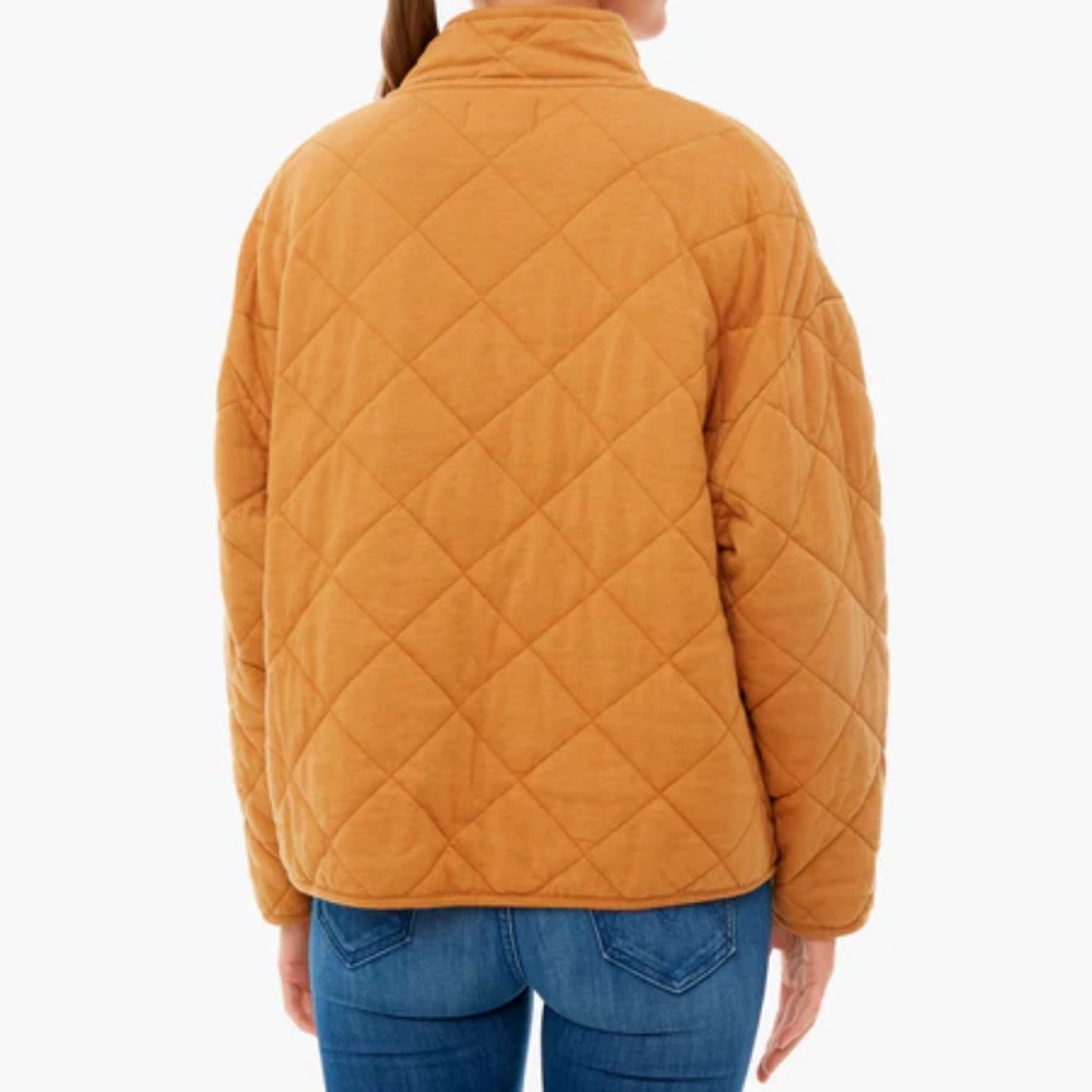 Z Supply Maya Camel Quilted Women's Jacket XS - Picture 5 of 8